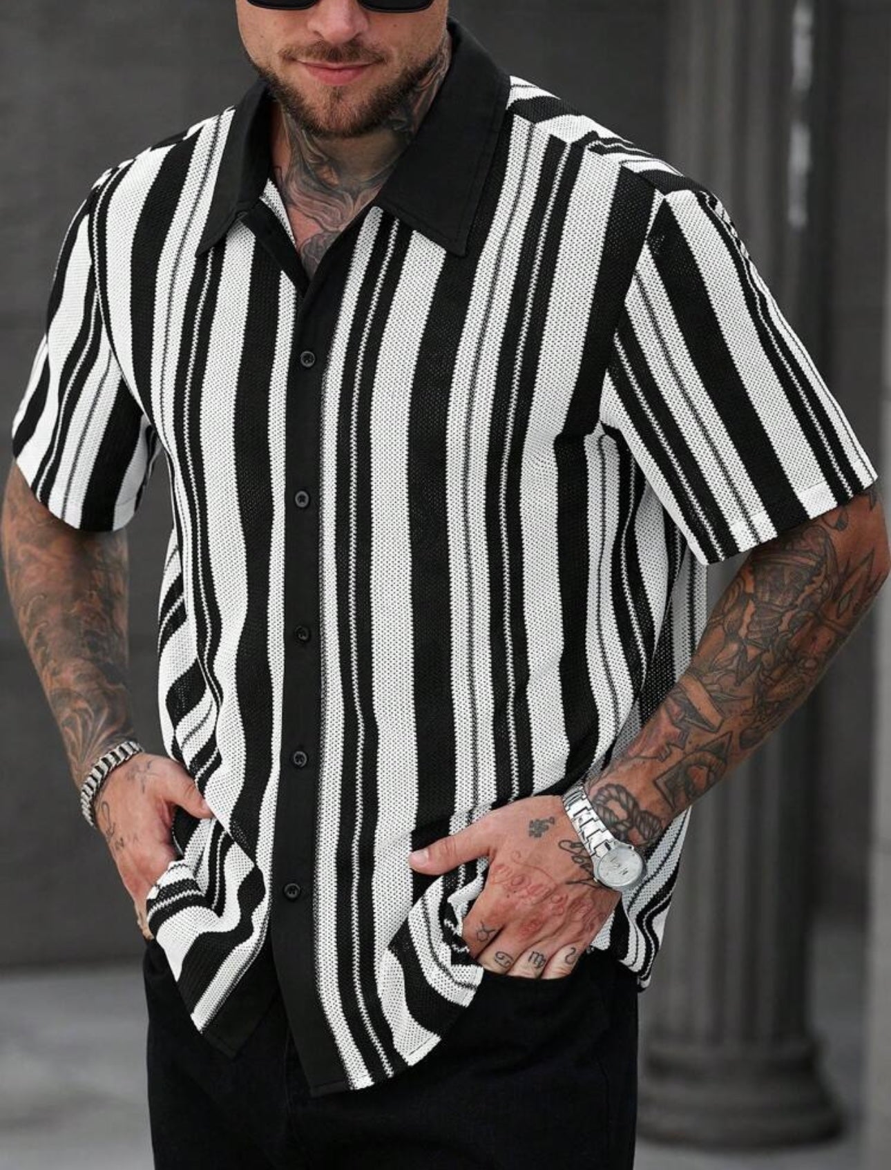 Casual striped tee